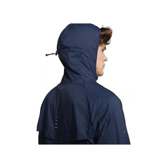 Nike Stride Repel UV Running Jacket Size Medium Men Thunder Blue HV4548-437 - Picture 5 of 9